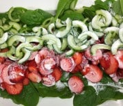 Jordbær salat